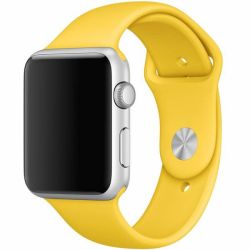 Silicon Strap For Apple Watch - Yellow 38 40MM