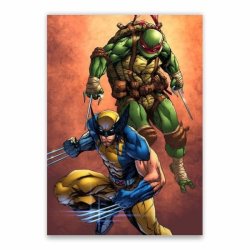 Wolverine And Rafael Poster - A1
