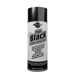 Hi Tech Flat Black Automotive Enamel Spray Paint - 355ML
