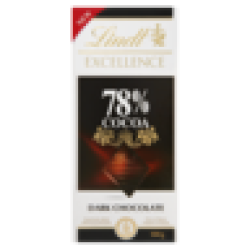 Excellence 78% Cocoa Dark Chocolate Slab 100G