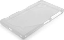 Ahha Gummi Shell Case Moya for Sony Xperia C3 in Clear & White