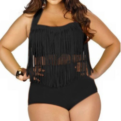 Plus Size Sexy Summer Swimwear-black - Xl