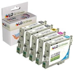 LD Products Remanufactured Ink Cartridge Replacement For Epson T060120 Black Cyan Magenta Yellow 5-PACK