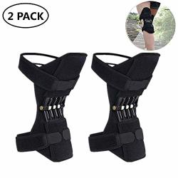 Spring Knee Pad Brace Rebound Booster Compression Sleeves Knee Protection Powerful Support Powerlift Joint Knee Booster