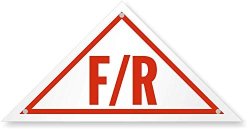 F r" Floor - Roof Truss Construction Sign By Smartsign 6" X 12" 3M High Intensity Grade Reflective Aluminum