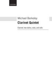 Clarinet Quintet: Score and parts Oxford Chamber Music