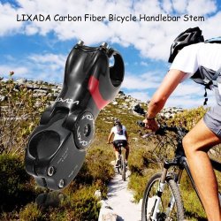 Lixada Carbon Fiber Mtb Bicycle Bike Handlebar Stem 90 100 110 120 130mm 31.8mm