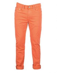 Linx Orange Stretch Solid Style Slim Jeans