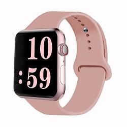 Vati Sport Band Compatible For Apple Watch Band 42MM 44MM Soft Silicone Sport Strap Replacement Bands Compatible With 2019 Apple Watch Series 5 Iwatch