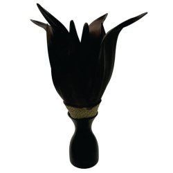 Brown Tall Coco Leaf Table Lamp Home Decor Sotran Dekorativ