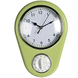 R?tro Green Kitchen Timer Clock