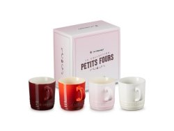 Le Creuset La Collection Petits Fours Cappuccino Mugs Set Of 4