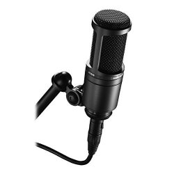 Audio-technica AT2020 Cardioid Condenser Studio Microphone Black Renewed