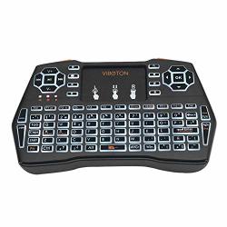 Shentesel MINI LED Backlit Wireless Keyboard Fly Air Mouse Touchpad For PC Android - Spanish