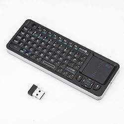 Rii K06 MINI Wireless Rf 2.4GHZ Touchpad Keyboard With Mouse For Pc mac android Black