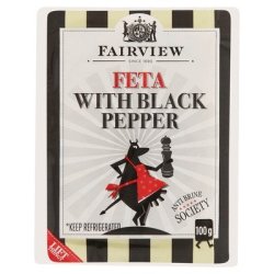 Fairview Feta With Black Pepper 100G