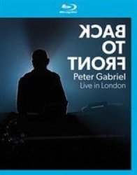 Peter Gabriel: Back To Front Blu-ray Disc