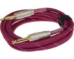 3m Woven Instrument Cable - Purple