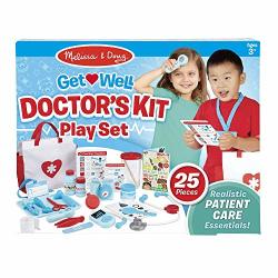 Melissa & Doug Get Well Doctor's Kit Play Set The Original 25 Pieces Great Gift For Girls And Boys - Kids Toy Best For