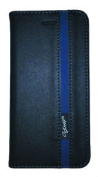 Scoop Executive Folio For Samsung S7 - Black & Blue