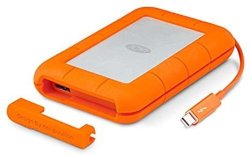 LaCie 500GB External Rugged Thunderbolt And USB-3 External Mobile SSD Drive Oem Packaged not Retail