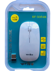 RF-5084B Ultra Slim Pc's Wireless Mouse 2.4 Ghz USB Nano Receiver
