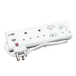 Redisson 5-WAY Multi-plug With USB