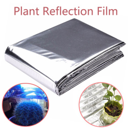 82x47 Inch Silver Plant Reflective Film Grow Light Accessories Greenhouse Reflectance Coating