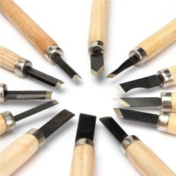 12PCS Hand Wood Carving Chisels Knife For Woodworking Diy Tools Free Shipping