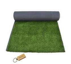 Aia Quality Sports Flooring Multi Function Synthetic Artificial Grass -30MM - 2500 Cm + Keyring