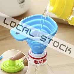 Local Stock Silicone Collapsible Mini Filling Kitchen Funnel