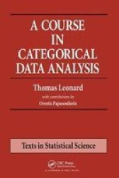 A Course In Categorical Data Analysis Hardcover