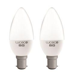 2 Pack LED Candle Warm White Non Dimm Lamp