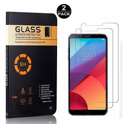 LG G6 Tempered Glass Screen Protector Unextati Premium HD Clear Anti Scratch Tempered Glass Film For LG G6 2 Pack
