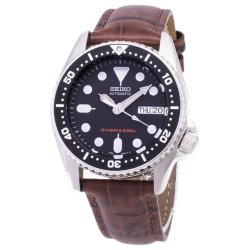 Men's seiko black automatic online dive watch skx013k1 stores