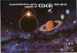 Ciskei 1991 Solar System Defin Mini Sheet On First Day Folder 2.1. Sacc 207. Cat R100. Sacc 2015