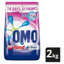 OMO Stain Removal Hand Washing Powder Detergent With Comfort Freshness 2KG