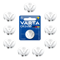 Varta CR2450 Lithium 3 Volt 10 Pack