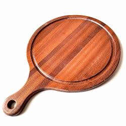Wooden Steak Board Vouko&artisan 13.78 9.84 0.59 Inch Board Appetizer Serving Tray Cheese Steak Plates Cutting Board With Handle Multifunction Dishwasher