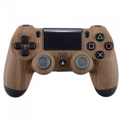 Wood Grain Playstation 4 PS4 Dual Shock 4 Wireless Custom Controller