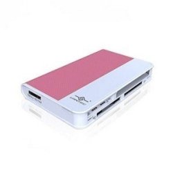 Vantec Culor'e 66-in-1 Card Reader External Usb2.0 Pink