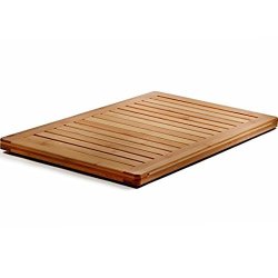 Belmint Bamboo Bath Mat Shower Floor Mat Non Slip For Indoor Outdoor Use Made Of 100% Natural Bamboo
