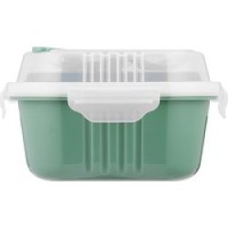 Square Lunch Box 830ML Green