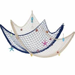 Osopola Decorative Fish Net With Shells Or Floats Mediterranean