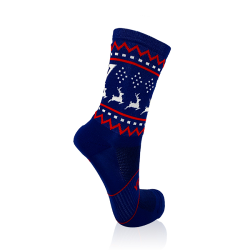 Versus Long Length Christmas Jersey Active Socks