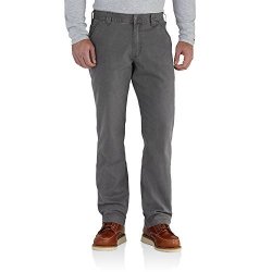 Carhartt Men's 102291 Rugged Flex Rigby Relaxed Fit Pant - 36W X 28L - Gravel
