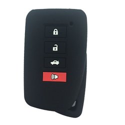 New Black Silicone Skin 4 Buttons Smart Key Cover Case Holder For Lexus ES300H GS350 GS450H Is F IS250 IS350 LS460 LS600H ES350 NX300H