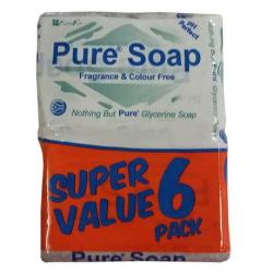 Pure Glycerine Soap 150G 6 Pack