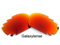 Galaxy Replacement Lenses For Oakley Racing Jacket Fire Red Color Polarized Free S&h.
