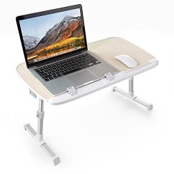 height adjustable laptop table for bed